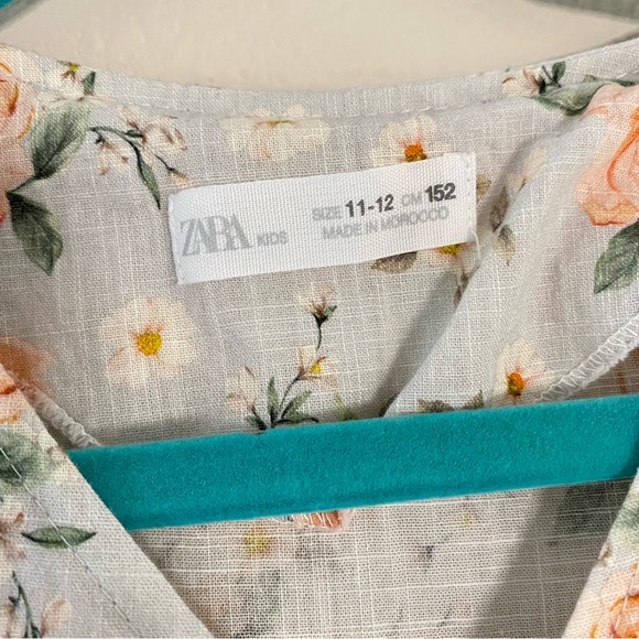 ZARA Kids ♡ Girls Floral Dress - Picture 7 of 9